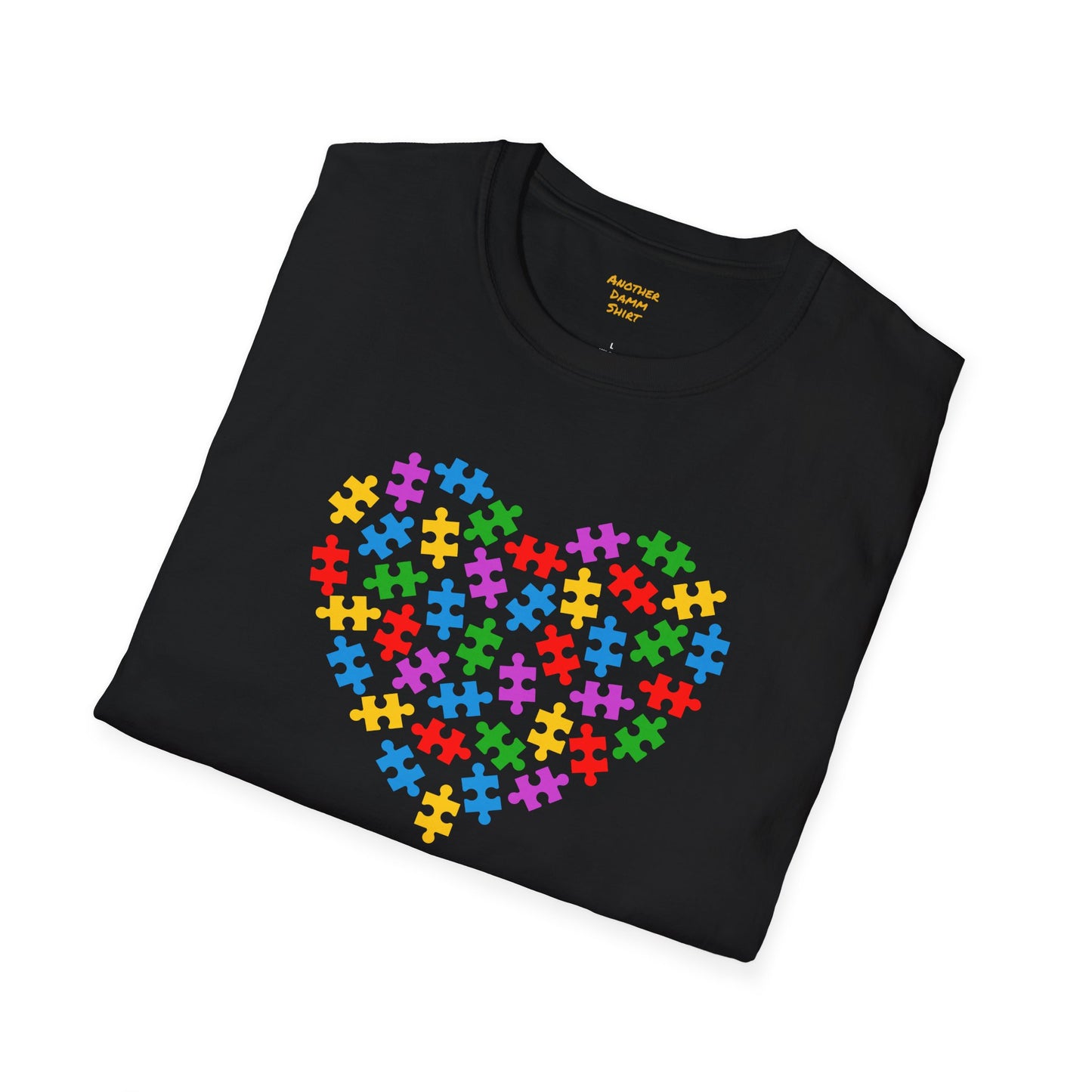 Autism Awareness -  Graphic Heart Shirt