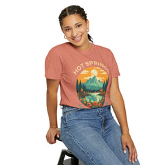Hot Springs National Park Graphic, Comfort Colors Soft Relaxed Fit Unisex Garment-Dyed T-shirt