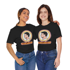 Graphic Tee - Funny Caucasians Satire Head Shot Unisex Jersey Short Sleeve Tee