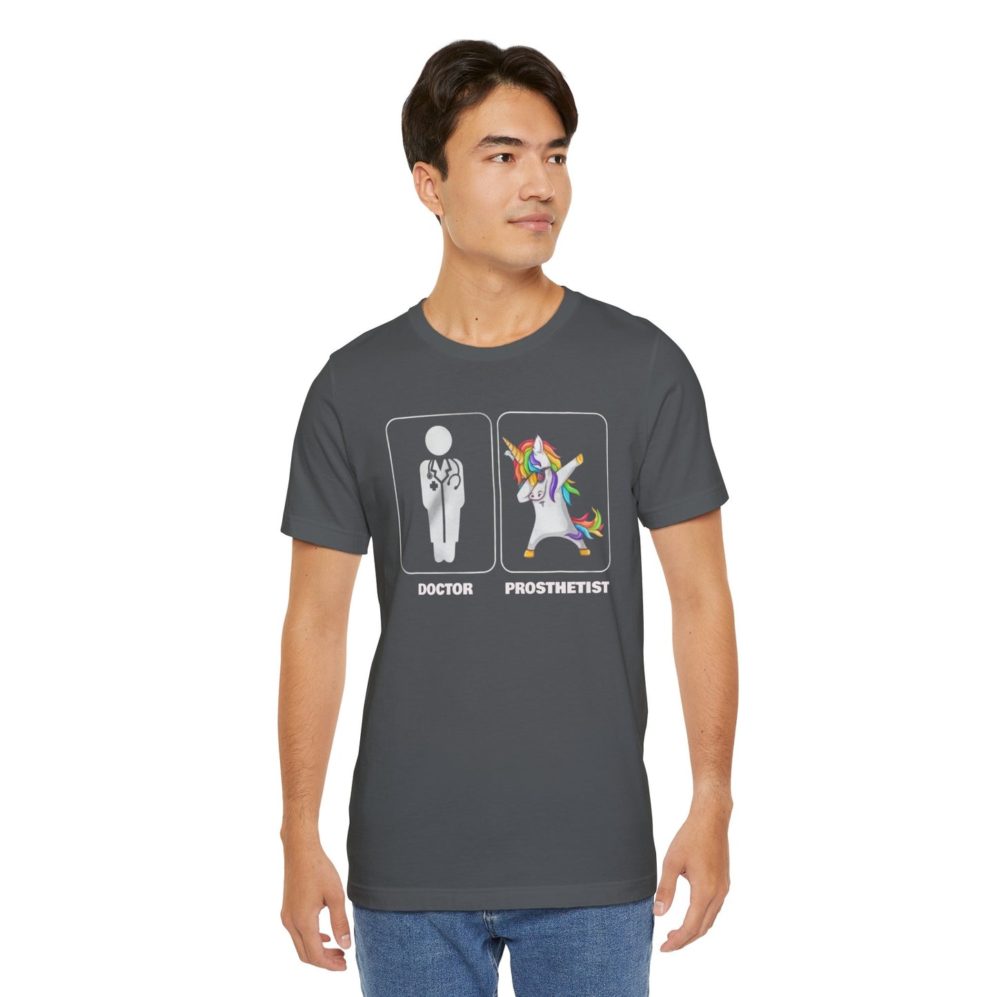 Funny Doctor vs  Prosthetist Unicorn - Graphic Unisex T Shirt