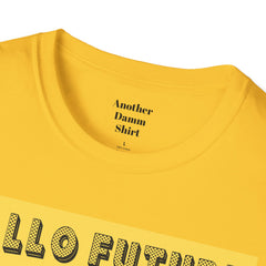 Hallo Future Pop Art Guy Unisex Softstyle T-Shirt