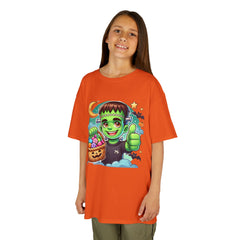 Kids Halloween Frankenstein Monster Tee