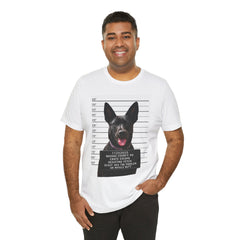 K9 Mugshot Personalized with your Dog T-Shirt