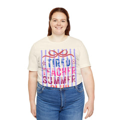 Tired Teacher Summer Club Tee