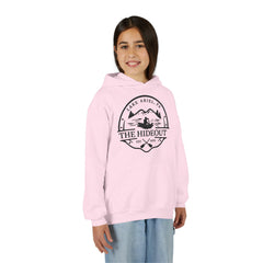 Youth Hoodie — 'The Hideout' Lake Ariel PA Mountain Adventure Hoodie