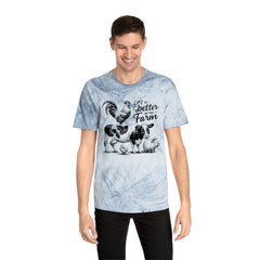 Life Is Better On The Farm Graphic Unisex Color Blast T-Shirt