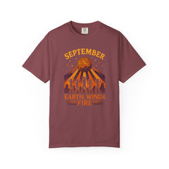 Earth, Wind & Fire Inspired Unisex T-Shirt, September Celebration Tee, Music Lover Gift, Vintage Style Top, Concert Shirt
