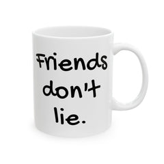 Retro Mug 15oz - Friends Don't Lie - Stranger Things Fan Gift