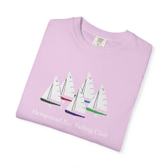 Hempstead Bay Sailing Club T-Shirt — Vintage Sailboat Race Day Tee
