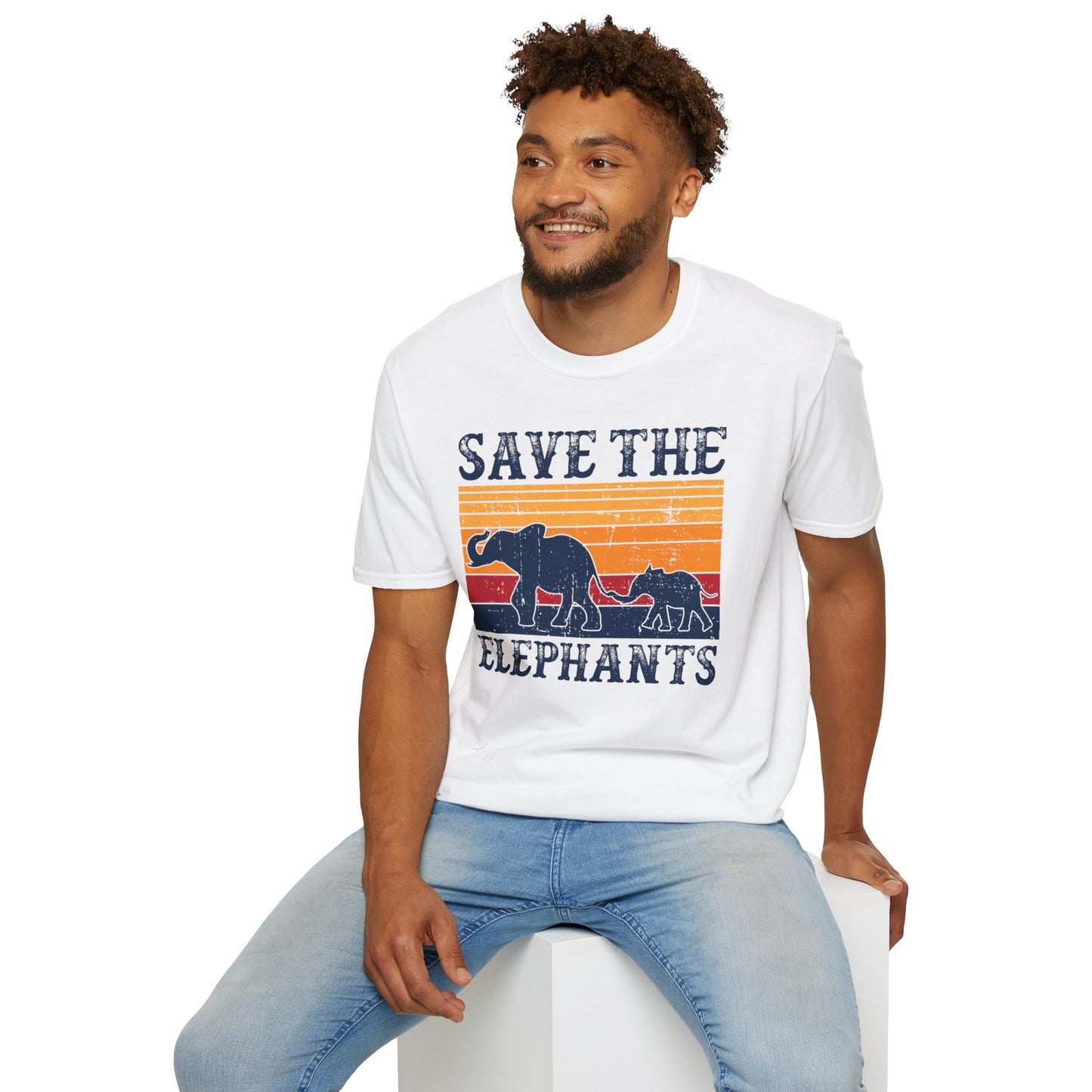 Save the Elephants Unisex Softstyle T-Shirt