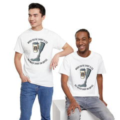 Amputee Coffee Humor - Unisex Heavy Cotton Tee