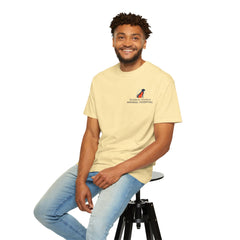 Front Logo Back Graphic Baldwin Harbor Animal Hospital "Who Let the Dogs Out?" Graphic Tee
