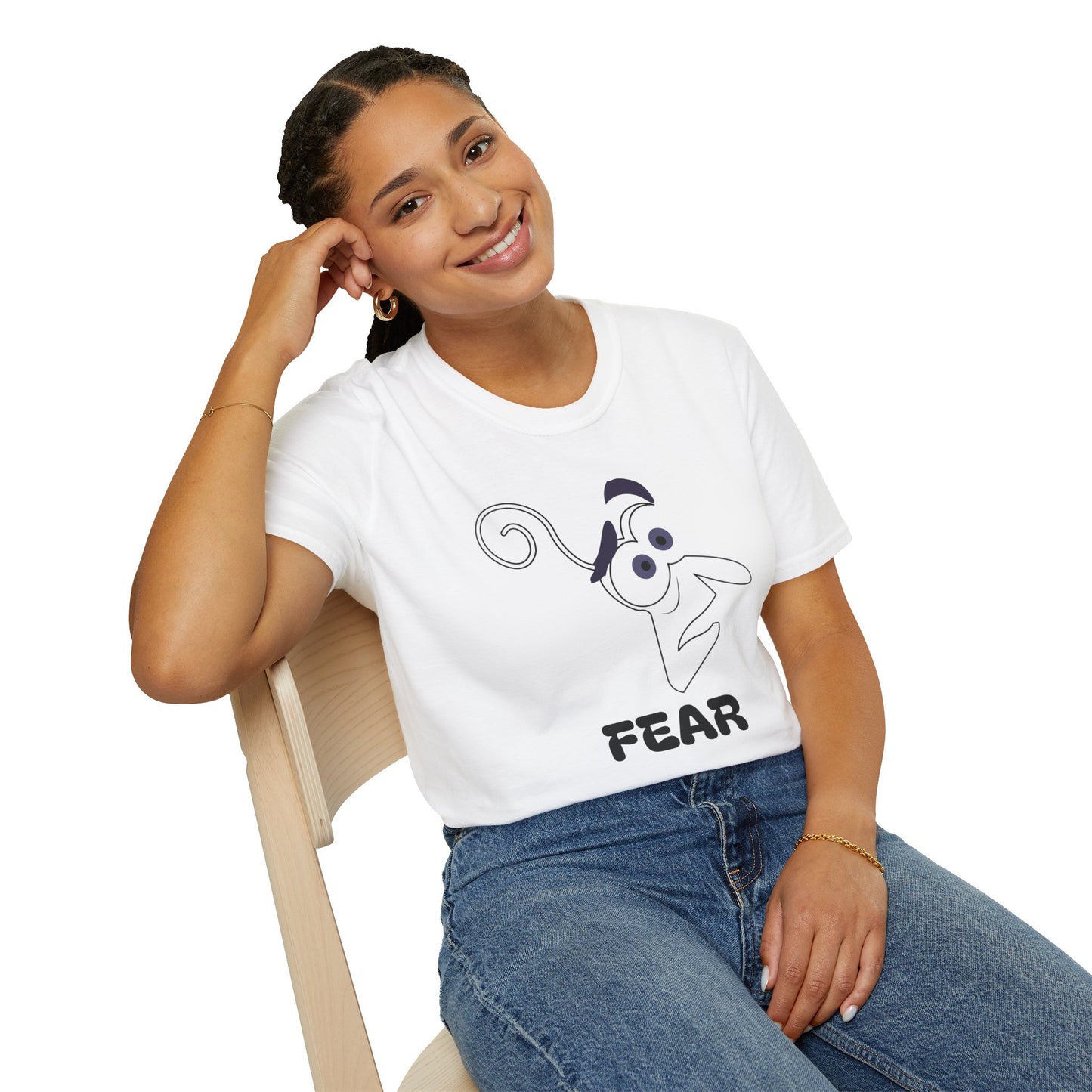 FEAR Emotion Graphic Unisex Softstyle T-Shirt