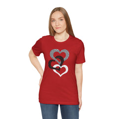 Triple Heart Design Tee