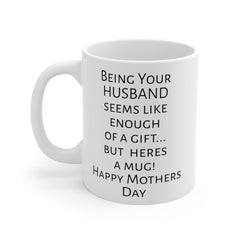 Wife humor mug, funny wife gift, gift from husband, unique wife gift, coffee lover, humorous mug, Mothers Day, present for wife, mom fun mug