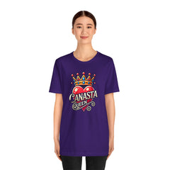 Canasta Queen Crown and Heart - Graphic Unisex Tee
