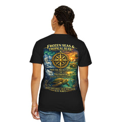 Navy "Frozen Seas & Tropical Seas" T-Shirt — U.S. Navy Blue Nose and Shellback Tribute