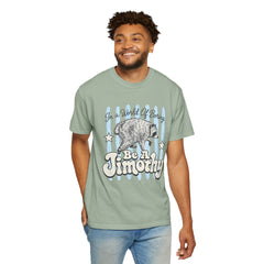 Be A Timothy T-Shirt — Retro Raccoon Graphic Tee ("In a World of Boring")