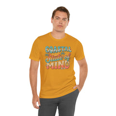 Coastal State of Mind Tee — Retro Beach Graphic T-Shirt
