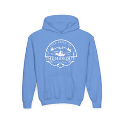 Youth Hoodie — 'The Hideout' Lake Ariel PA Cabin Adventure Hoodie