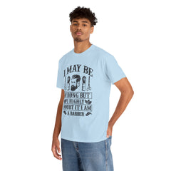 Humorous Barber Tee, Funny Barber Gifts, Unisex Cotton Shirt, Barber Appreciation, Father's Day Gift Tee, Hair Stylist T-Shirt