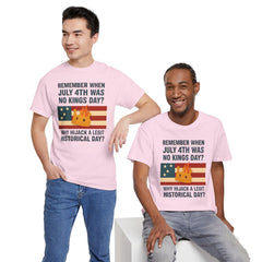 Patriotic Humor Tee, July 4th Shirt, Independence Day Apparel, Funny American T-Shirt, Meme Shirt, History Lovers Gift