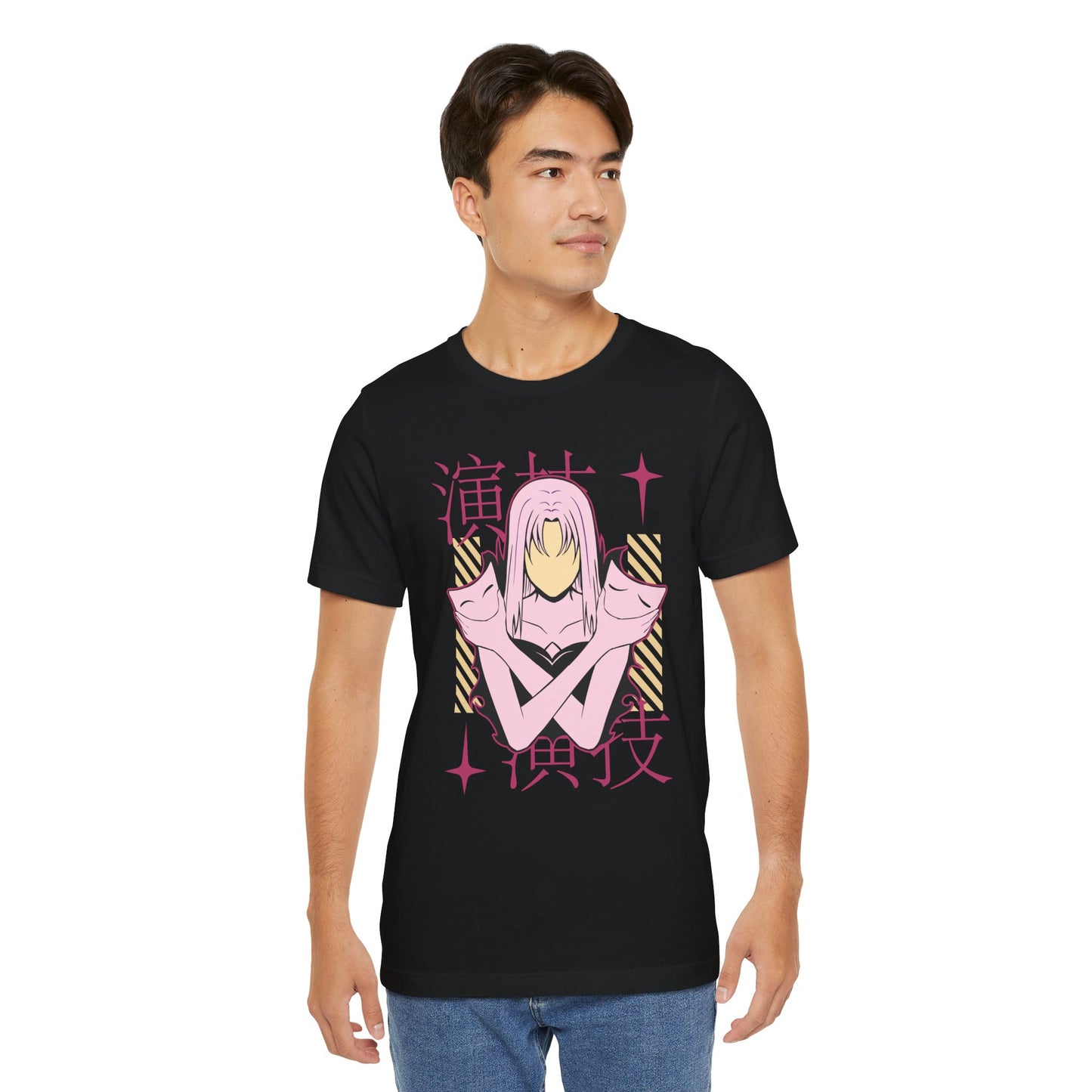 Anime Girl Actors Art - Unisex Jersey Short Sleeve Tee