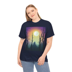 Serene Nature Graphic Tee, Aesthetic T-Shirt, Cozy Casual Wear, Gift for Nature Lovers, Perfect for Outdoor Adventures