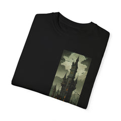Gothic Vampire Castle - BookMark Unisex Garment-Dyed T-shirt