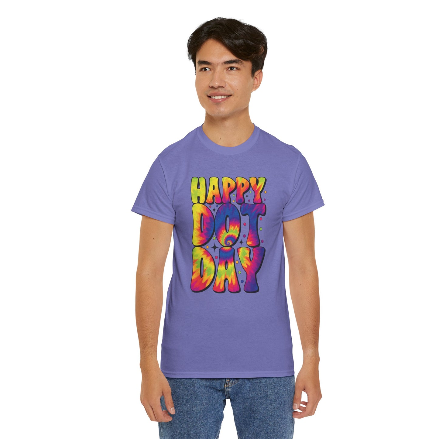 HAPPY DOT DAY - Graphic Unisex Heavy Cotton Tee