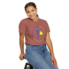 Blue French Horn & Yellow Umbrella T-Shirt — HIMYM Fan Tee