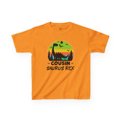 Cousin Saurus Rex Kids Tee - Fun Dino T-Shirt, Kids Birthday Gift, Toddler Dino Merchandise, Summer Playwear, Adventure Clothing