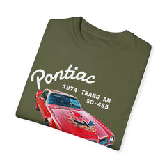 Retro Pontiac 1974 Trans Am SD-455 Unisex Comfort Colors Garment Dyed T-Shirt