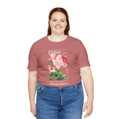 Rose Definition Unisex Tee - Symbol Of Romance, Love, Beauty And Courage