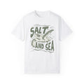 Sea Turtle, Salt And Sea -  Graphic Unisex Garment-Dyed T-shirt