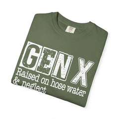 Raised on Hose Water and Neglect — Retro Graphic T-Shirt (Vintage Gift for Gen X)