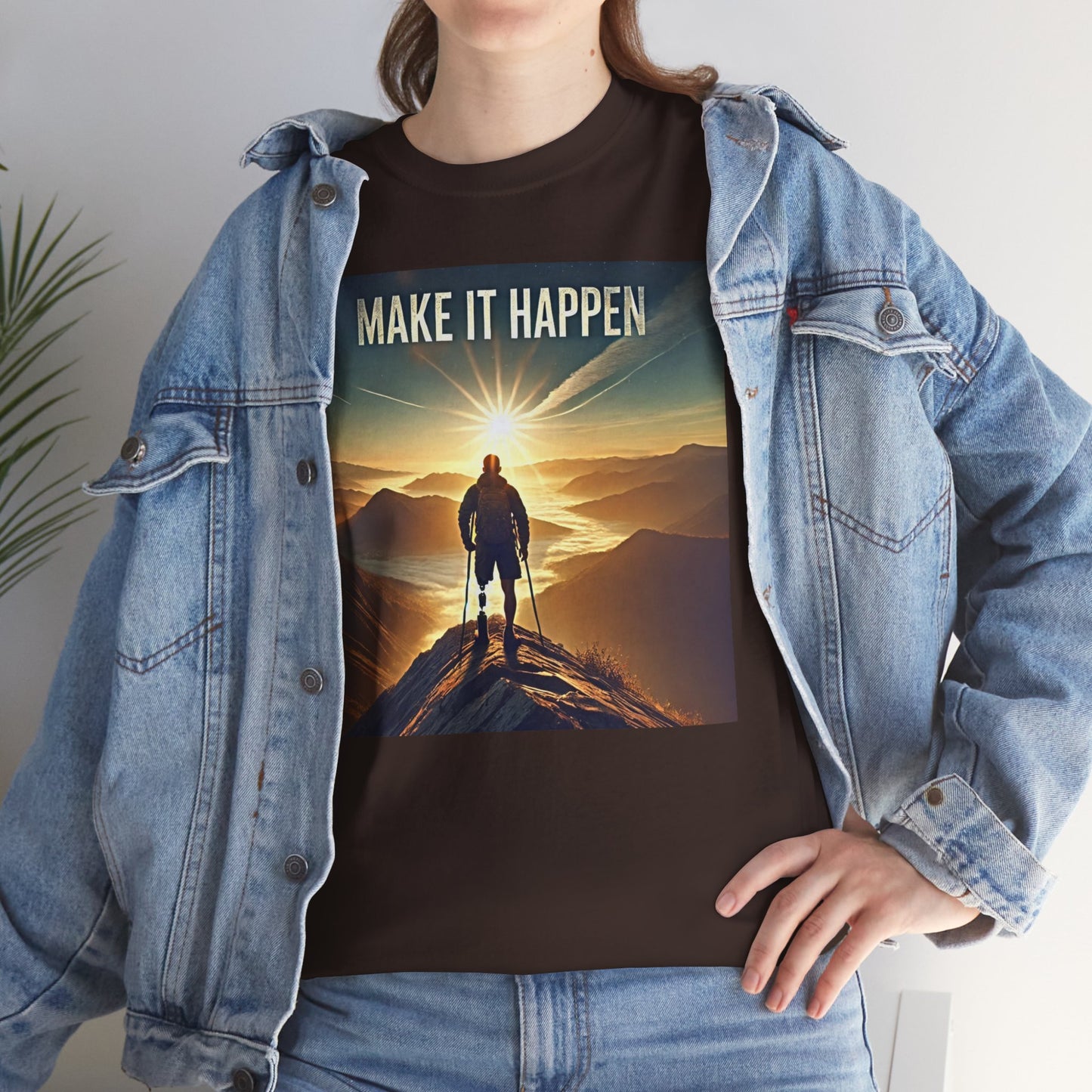 Amputee Make It Happen  - Unisex Heavy Cotton Tee