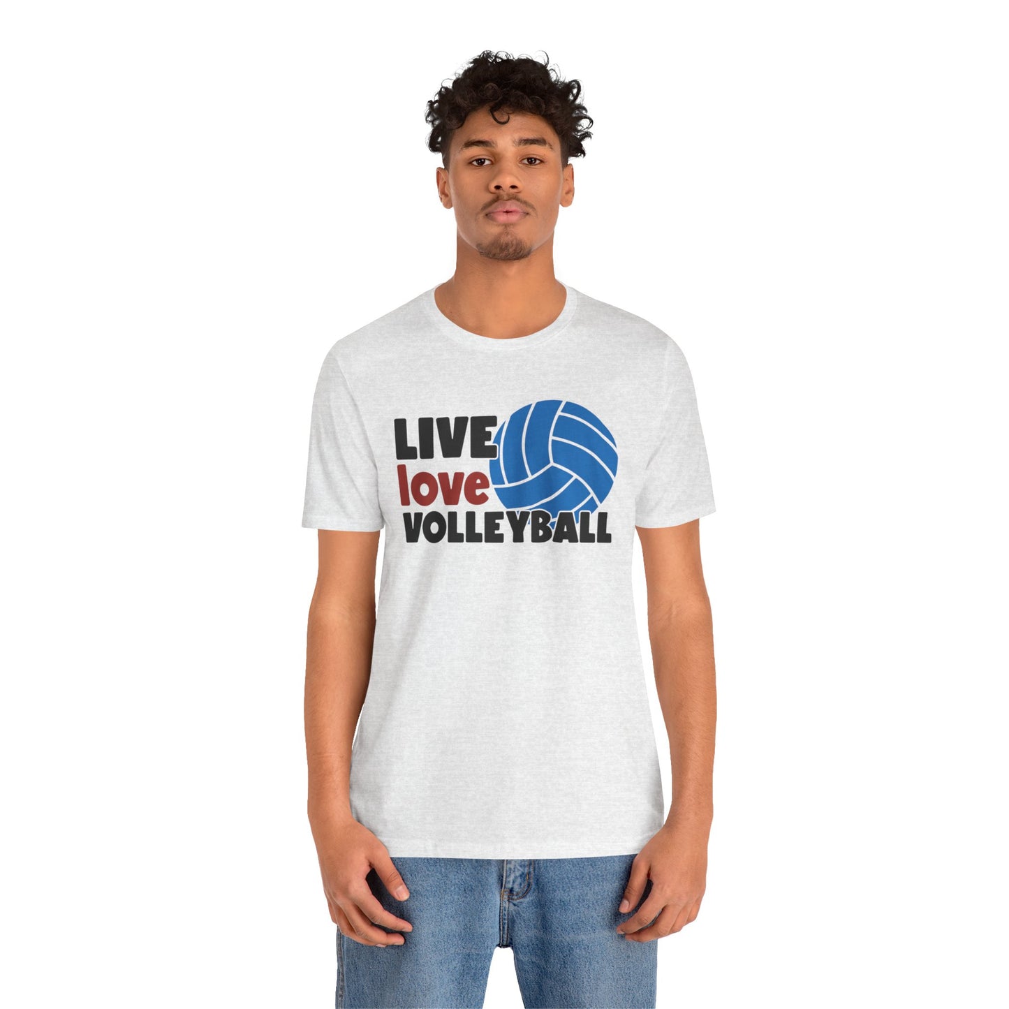 Live Love Volleyball T Shirt,gift for her,gift for him,volleyball gift,sports tee,team shirt,player gift,coach gift,Love Volleyball,Spike it