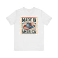 Made In America Cowboy Hat Graphic, Unisex Jersey Short Sleeve Tee