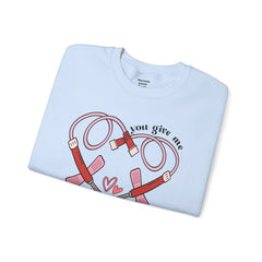 You Give Me Butterflies - Unisex Heavy Blend™ Crewneck Sweatshirt