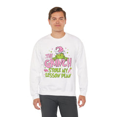 Grinch Stole My Lesson Plan Sweatshirt