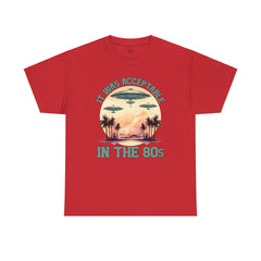 Funny 80s UFOs - Unisex Heavy Cotton Tee