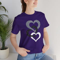 Triple Heart Design Tee