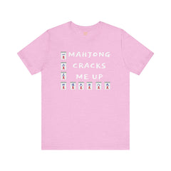 Funny Mahjong CRACK TShirt, unique mahjong gift, unisex soft Tee, gift for mahjong player, mahjong gift for her, Mahjong enthusiast present
