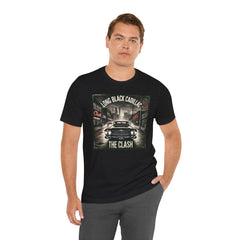 Long Black Cadillac Classic Car-Themed Music - Unisex Tee