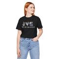 Peace Love Back The Blue in Arizona, Graphic Unisex Short Sleeve Tee