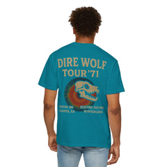 Retro Band Tour Unisex Comfort Colors T-Shirt - Dire Wolf '71