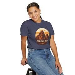 Capitol Reef National Park Graphic, Comfort Colors Soft Relaxed Fit Unisex Garment-Dyed T-shirt