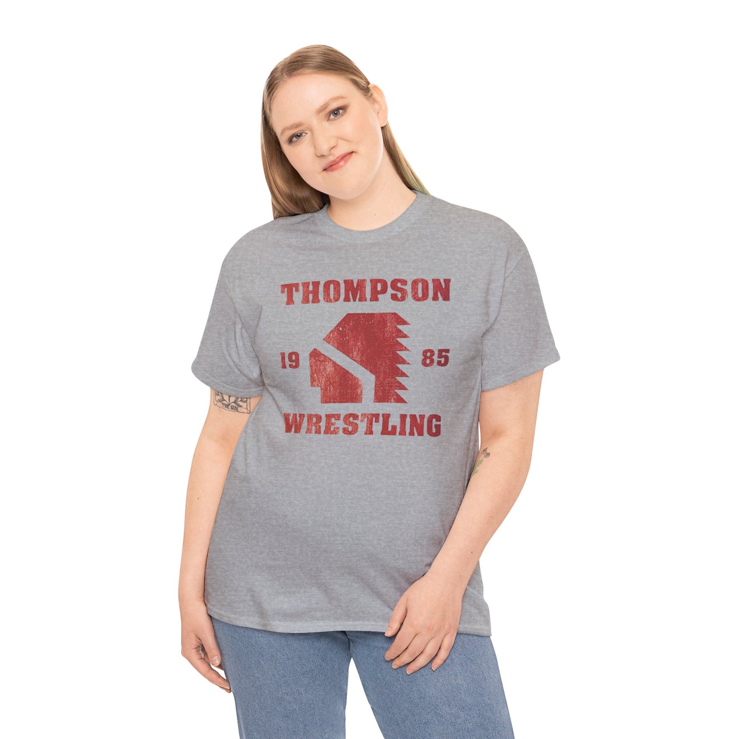 THOMPSON WRESTLING 1985, Unisex Heavy Cotton Tee