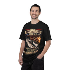 USS Alexander Hamilton SSBN-617 Submarine T-Shirt - Forty One for Freedom Collection